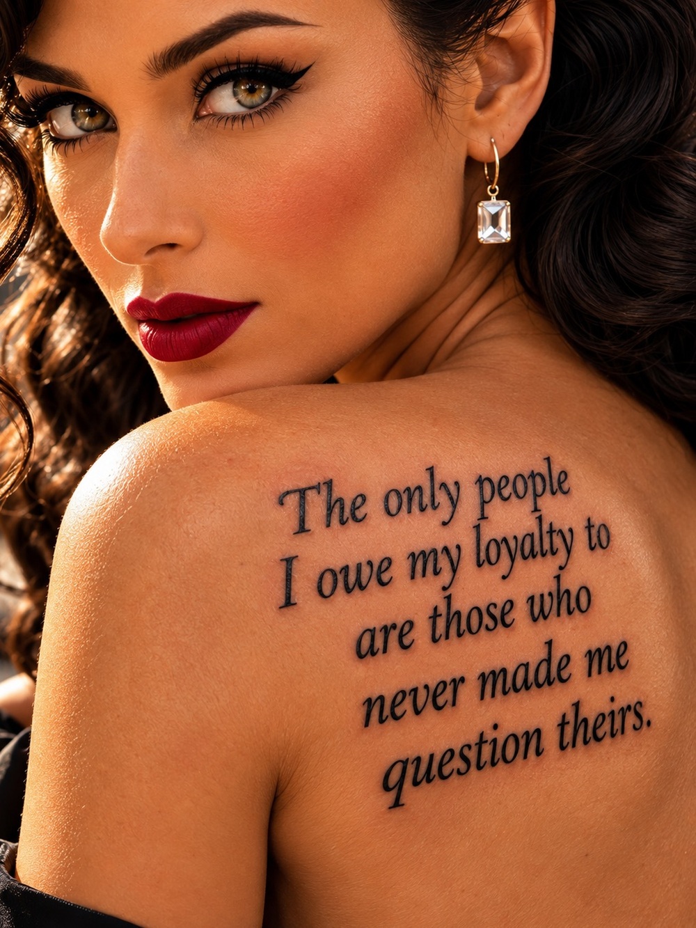 The Only People – Red Accent Wall Art Print